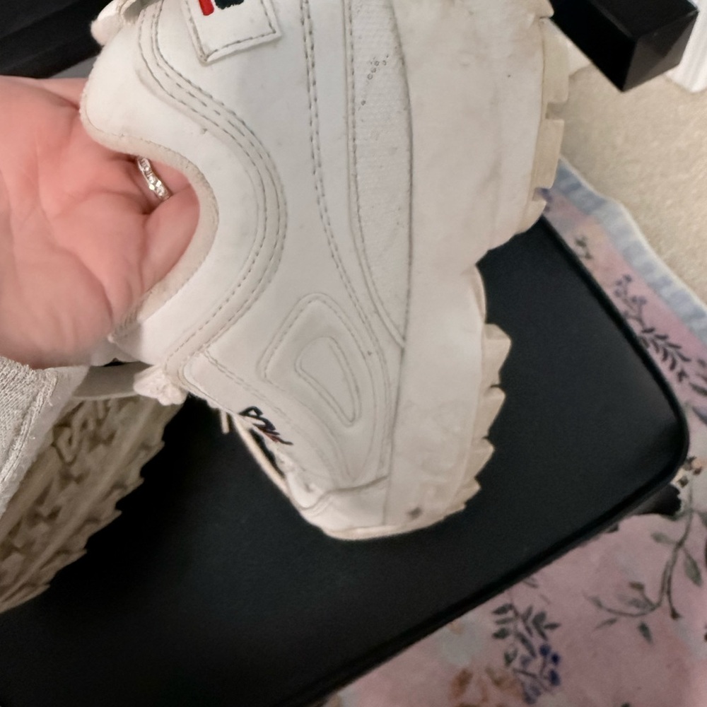 Fila White Athletic Shoes - Picture 3 of 5